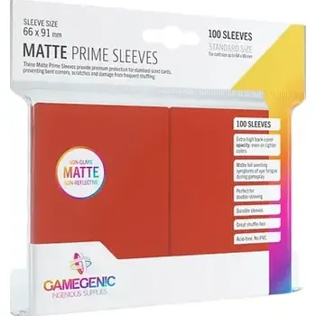 Příslušenství ke karetním hrám Gamegenic: Matte Prime Sleeves Red (GGS10027ML)
