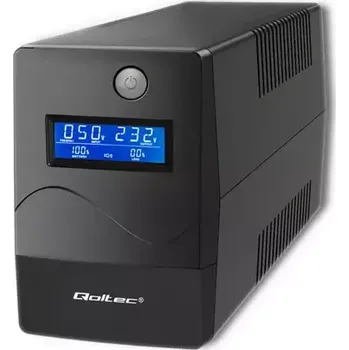 Záložní zdroj Qoltec 53977 UPS Záložní zdroj 450VA černý (53977)