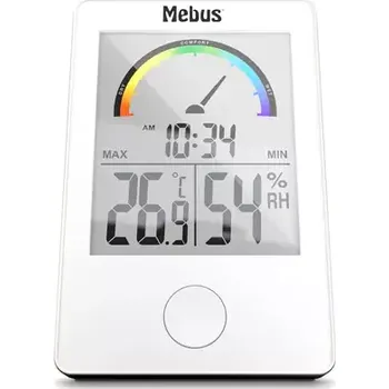Meteostanice Mebus 11130 Thermo-Hygrometer bílá (11130)