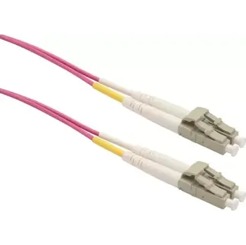 Síťový kabel Solarix optický kabel LC-LC OM4 1m (SXPC-LC/LC-UPC-OM4-1M-D)