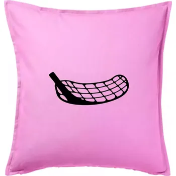 Polštář Florbalová čepel - Polštář 50x50 - 50x50 - Pouze potah ( Růžová )