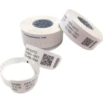 Pásek do tiskárny SATO bezpečnostní náramek UHF RFID pro pacienty bílá (162014251)