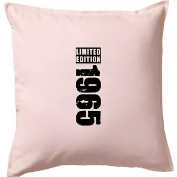 Polštář Limited edition 1965 pruh - Polštář 50x50 - 50x50 - Pouze potah ( Světle růžová )