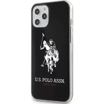 Pouzdro na mobilní telefon U.S. Polo PC TPU Big Horse Kryt pro Apple iPhone 12 Pro Max černá (3700740487525)