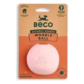 Hračka pro psa BeCoThings Beco Wobble Ball růžová 7.6cm (BG-756384)