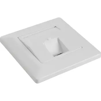 Elektrická zásuvka Solarix modulární zásuvka pro 1 keystone pod omítku bílá (SX9-1-0-WH)