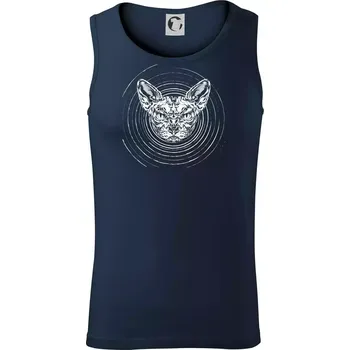 Pánské termoprádlo Psycho kočka - Tílko pánské Core - L ( Námořní modrá (velmi tmavá - téměř černá) )