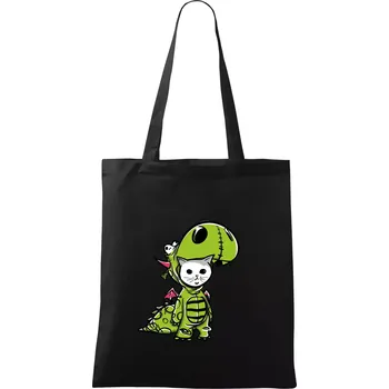 Kočkosaurus Rex - Taška bavlněná - 42 x 38 cm ( Černá )