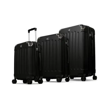 SWISS HUFEISEN Sada kufrů 3 ks černá SF-5001