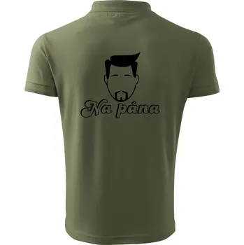 Pánská košile Na pána - Polokošile pánská Pique Polo 203 - M ( Khaki )