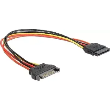 Kabel do PC DeLock napájecí kabel SATA 15 Pin samec SATA 15 Pin samice (60131)