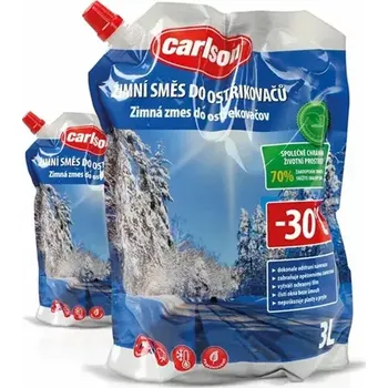 Směs do ostřikovače Carlson Zimní směs do ostřikovačů - stojací sáček 3l -20°C (33.264)