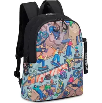 Školní batoh Riva Case 5420 Skaters černá (RC-5420-B)