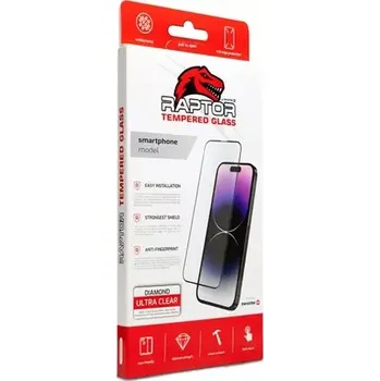 Telefonní příslušenství SWISSTEN RAPTOR DIAMOND ULTRA CLEAR 3D Temperované sklo pro Apple iPhone 14 PRO černá (84501783)