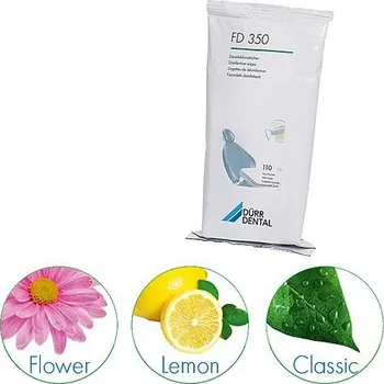 Dezinfekce Durr FD 350 Wipes Dürr dezinfekční ubrousky v sáčku 110 ks příchuť: flower
