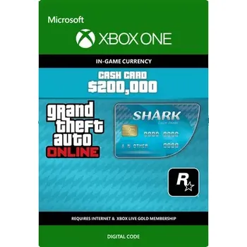 Hra pro Xbox XONE Grand Theft Auto Online: Tiger Shark Cash Card (7F6-00025)