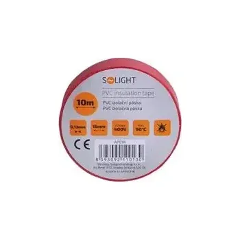 Izolační páska Solight AP01R izolační páska 15mm x 0.13mm x 10m červená (8595092110130)