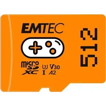 Paměťová karta EMTEC GAMING microSDXC 512GB (ECMSDM512GXCU3)