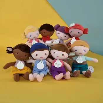 Panenka Doudou Jolijou Panenka Mia 16 cm fuchsia (JJ6001-FUCHS)