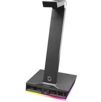 Sluchátka EXCELLO Illuminated Headset Stand černá (SL-800910-BK)