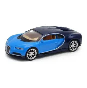 autíčko Welly Bugatti Chiron modrá (WE43738-BM)