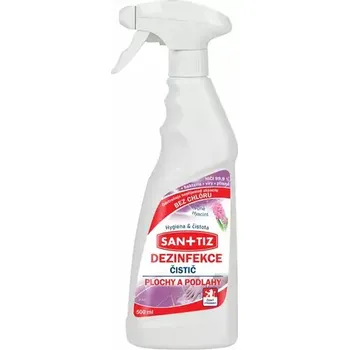 Čistič podlahy Sanitiz čisticí prostředek na plochy a podlahy - dezinfekce 500ml - parfém Hyacint (31.421)