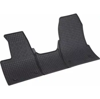 autokoberec Aroso 904925 Autokoberce gumové přesné s nízkým okrajem - Ford Transit Custom I (2018-2023) auto. převodovk - 3 sedadla (904925)