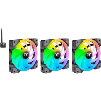 PC ventilátor THERMALTAKE SWAFAN EX14 RGB šedá 3ks (CL-F144-PL14SW-A)