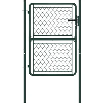 branka Zahradní branka ocel 100 x 100 cm zelená