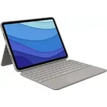 Logitech Combo Touch ochranný kryt s klávesnicí UK pro Apple iPad Pro 11" (1. 2. 3. generace) písková (920-010172)