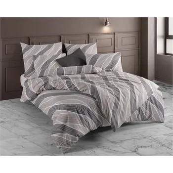 Povlečení Souprava 1+1 ložního bavlněného povlečení, Vlny