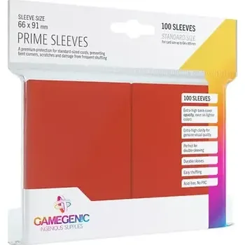 Příslušenství ke karetním hrám Gamegenic: Prime Sleeves Red (GGS10015ML)