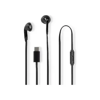 Sluchátka Nedis Kabelová Sluchátka černá (HPWD4024BK)