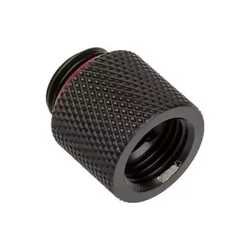 BitsPower Adaptér G1/4 palce samec na G1/4 palce samice - 15 mm matná černá (BP-CBWP-C60)