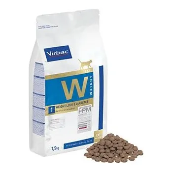 Krmivo pro kočku VET HPM Cat Weight Loss & Diabetes - W1 1,5kg
