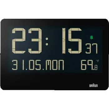 Budík Braun BC14 černá (67702)