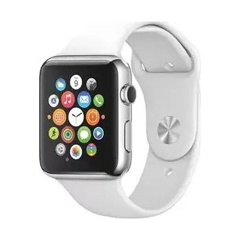 Řemínek na hodinky Tactical Silikonový Pásek pro Apple Watch 1 2 3 (42mm) bílá (8596311073182)