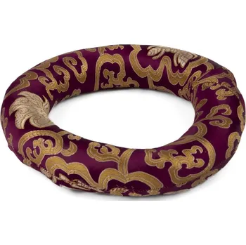 Polštářek pod tibetskou mísu ø 18 cm bordó (vhodný na mísu o průměru cca 25 cm a více)