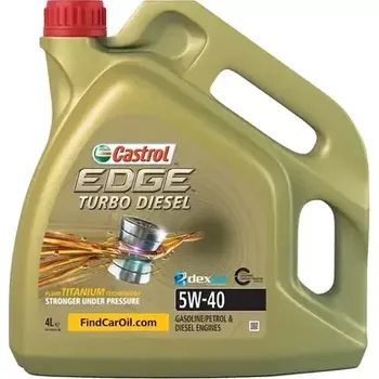 Motorový olej Castrol EDGE TITANIUM TURBO DIESEL 5W-40 4l (313263)