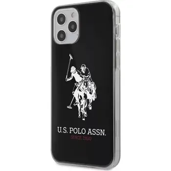 Pouzdro na mobilní telefon U.S. Polo PC TPU Big Horse Kryt pro Apple iPhone 12 12 Pro černá (3700740487518)