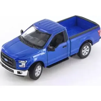 autíčko Welly - Ford F-150 Regular Cab (2015) modrá (WE43701-B)