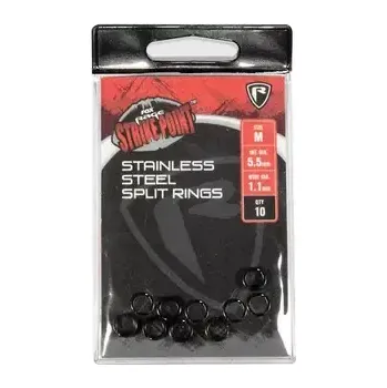 FOX Rage Kroužek Strike Point Stainless Steel Split Ring L 10ks (NAC045)