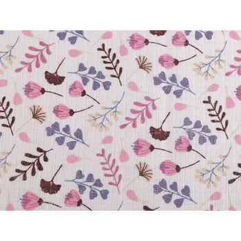 Bavlněná plenkovina / mušelín rostliny, barva 3 růžová světlá