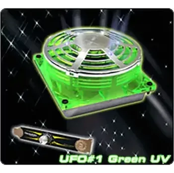 PC ventilátor THERMALTAKE A2214 UFO FAN Green UV (A2214)