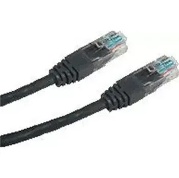 Síťový kabel DATACOM Patch kabel UTP CAT5E 10m černý (502716981)