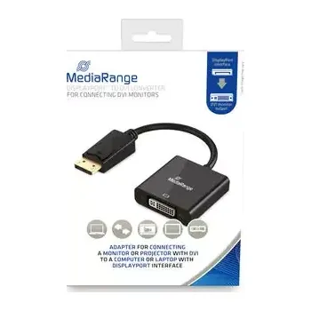 Video kabel MediaRange MRCS174 adaptér DisplayPort na DVI-I (24+5) (MRCS174)