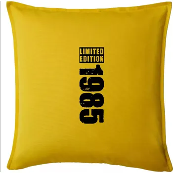 Polštář Limited edition 1985 pruh - Polštář 50x50 - 50x50 - Pouze potah ( Žlutá )