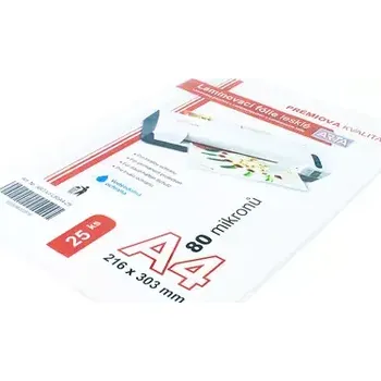Laminovací fólie OEM Laminovací fólie A4 - 80mic po 25ks (FL80-A4-25)