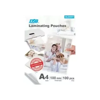 Laminovací fólie DSB laminovací fólie A4 100 mic 100ks (8594064870409)