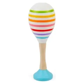 Hudební nástroj pro děti Bigjigs Toys Rumba koule sada 2 ks modrá (BJ37074-MODRA)